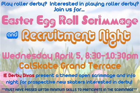 IE Derby Divas April 2017 Open Scrimmage