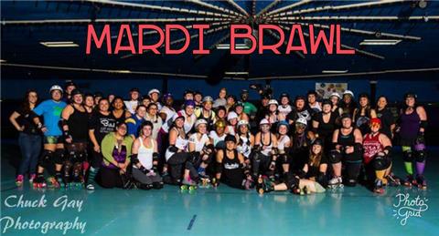 IE Derby Divas February 2017 Open Scrimmage Group Photo