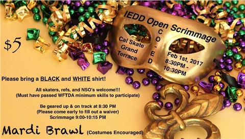 IE Derby Divas February 2017 Open Scrimmage