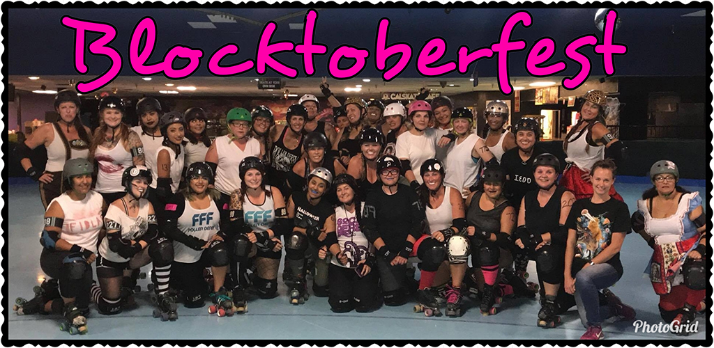 IE Derby Divas October 2017 Blocktoberfest Group Photo
