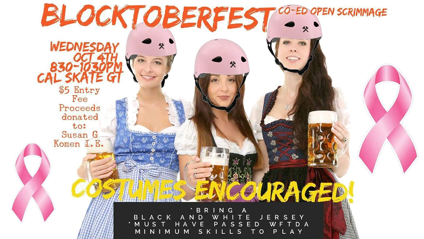IE Derby Divas October 2017 Blocktoberfest