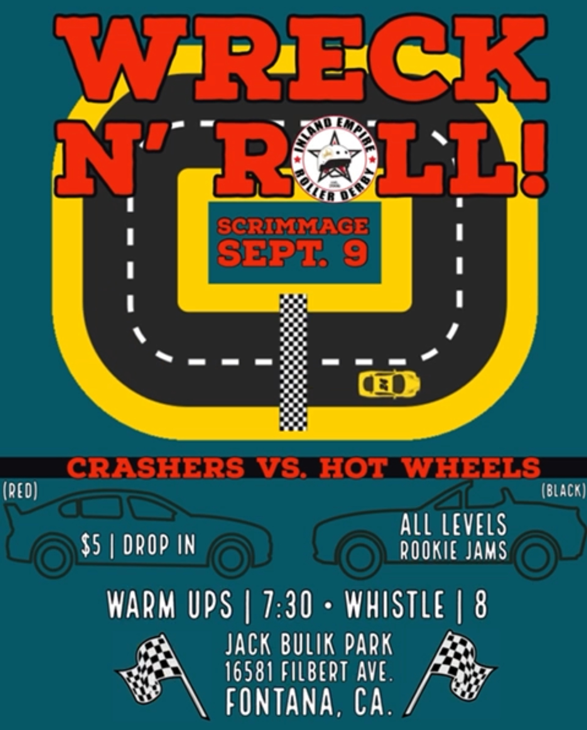 Inland Empire Roller Derby - Monthly Open Scrimmage - Wreck N Roll